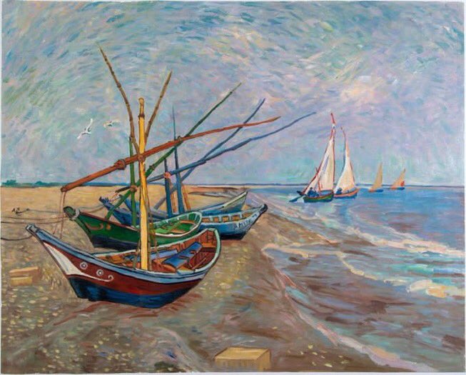 seokjin as van gogh paintings ; a thread