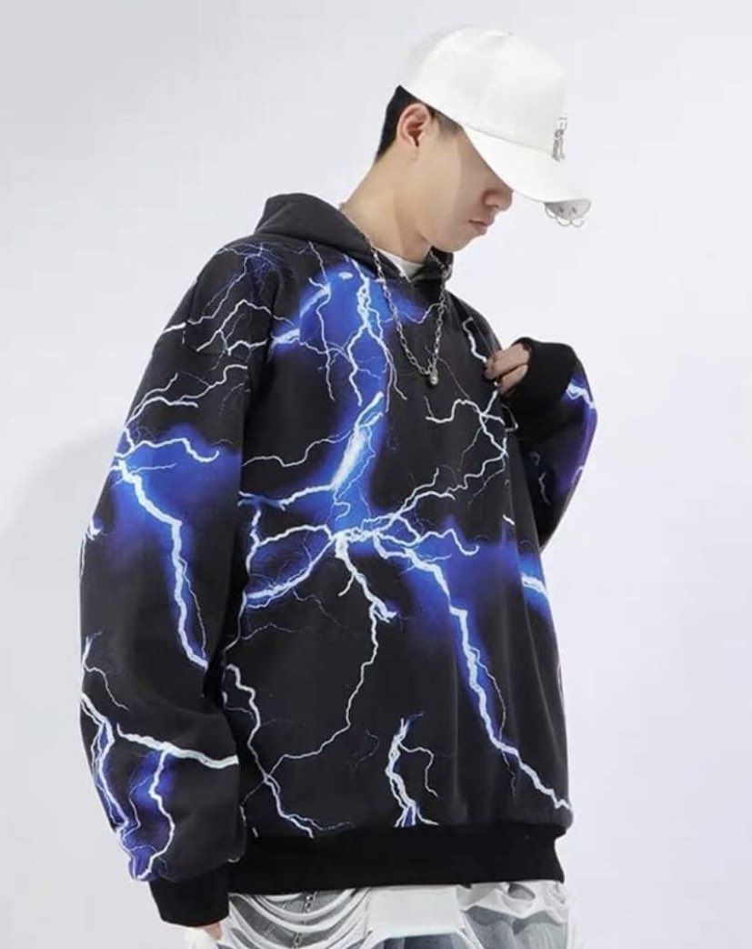 lightning print hoodie:  https://vhstudios.shop/collections/sweater/products/lightning-hoodiepants:  https://vhstudios.shop/collections/best-seller/products/lightning-pants