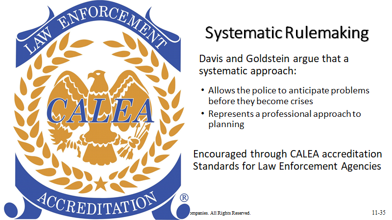 Leading experts on police discretion have urged the police to engage in systematic rule-making.  #CRJ201  #Discretion  #MoraineValley