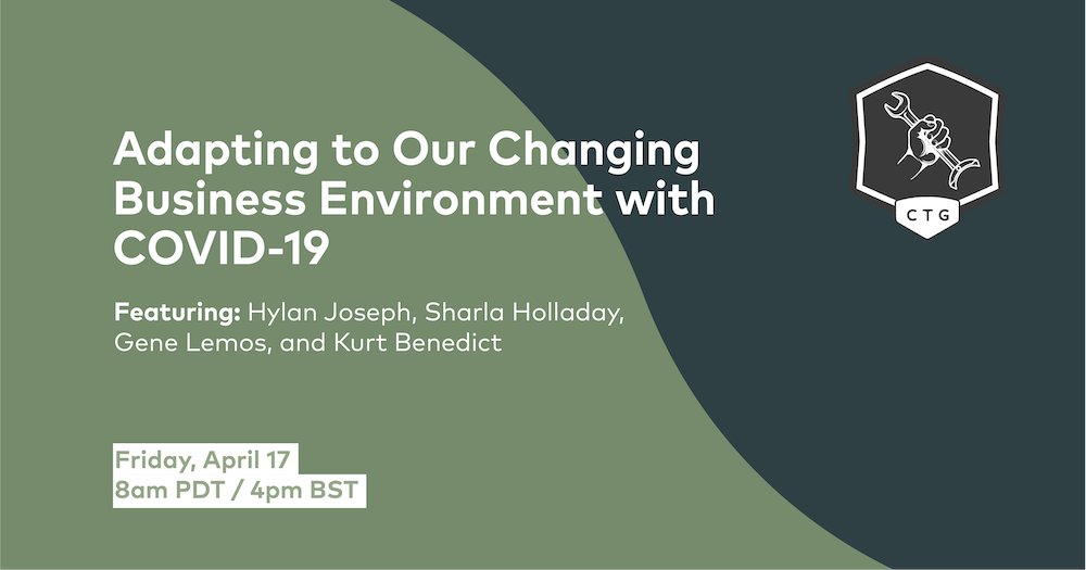 coffeetechguild's tweet photo. Join us on Friday, April 17, at 8 am PDT / 3 pm BST for a webinar with CTG Chair Hylan Joseph and representatives from the guild as they discuss how to adapt to the changing business environment due to the COVID-19 pandemic. #CTGWebinar
Register: https://t.co/YFMDaV2KD8 https://t.co/JrdvSbdCBj