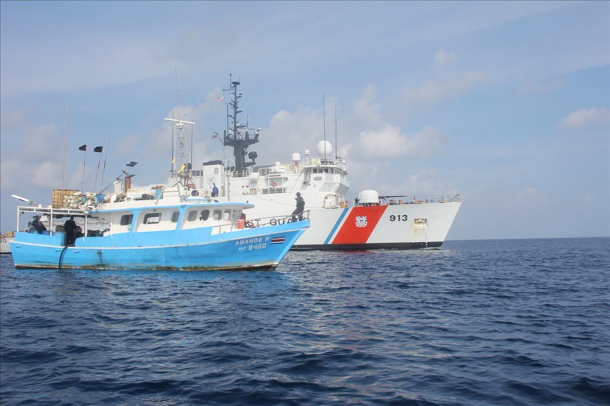 U.S. Coast Guard, international partners seize 1,700 pounds of cocaine off Central-American coast.  #MondayMotivaton Read more:  https://content.govdelivery.com/accounts/USDHSCG/bulletins/2864028