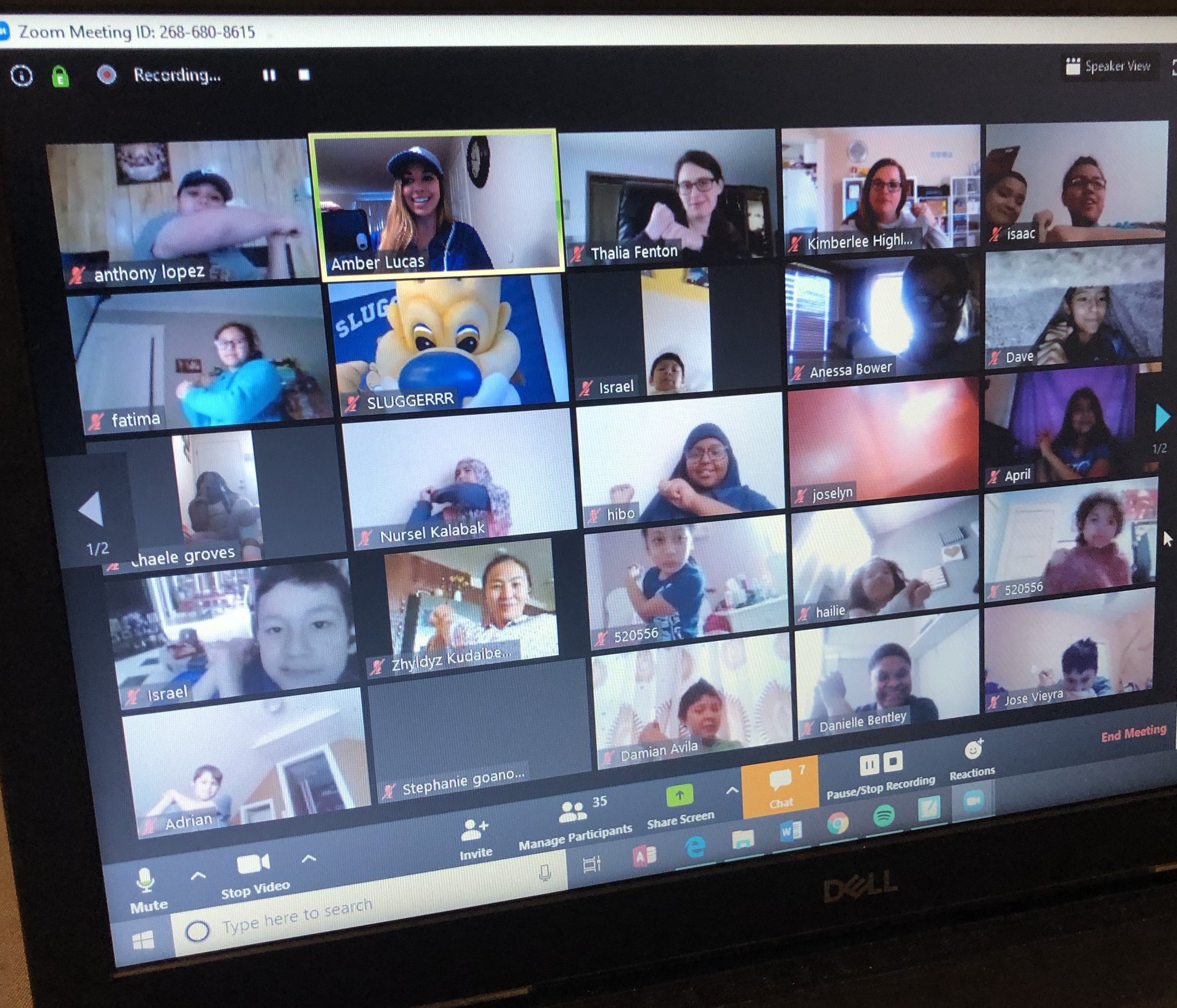 Frontier Schools on Twitter "Fun times with SluggerrrKansas City