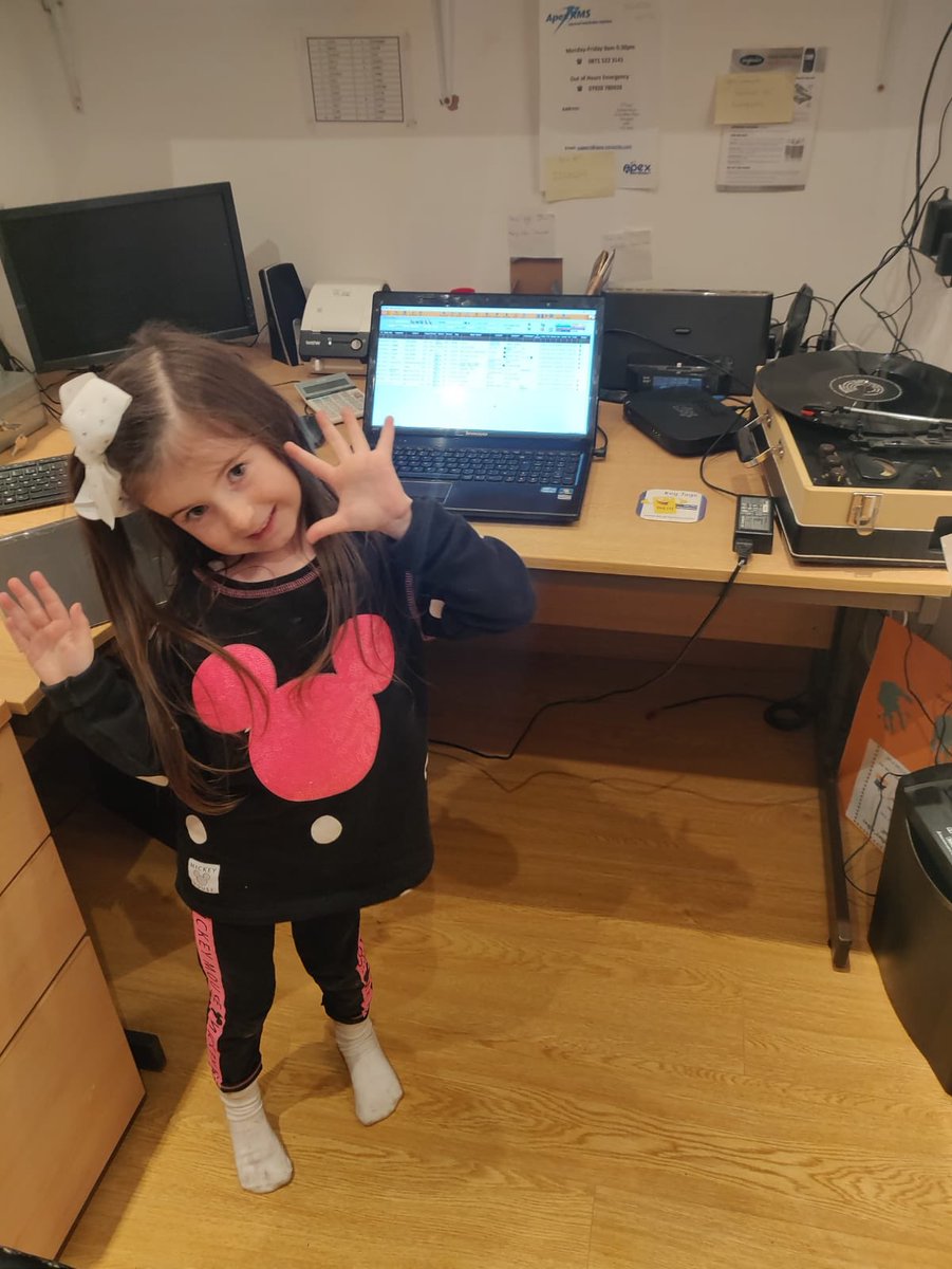 Working from home as much as possible definitely has its benefits, daddy's girl and 12' original on vinyl of New Order #bluemonday. 🥰