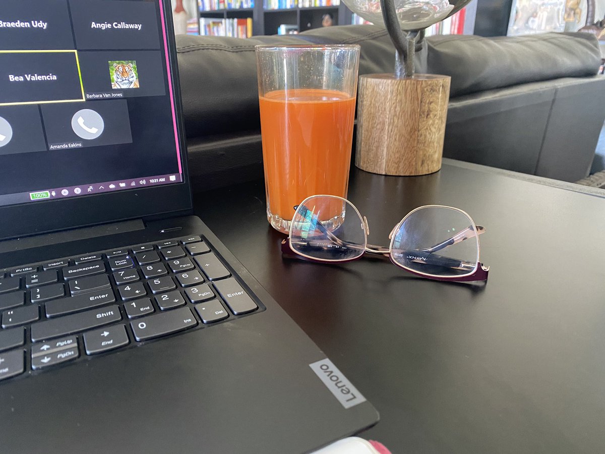 What’s your go to #WorkFromHome drink? Mines, fresh cup of carrot juice sometimes mixed with beet juice. #highereducation #gradEd
