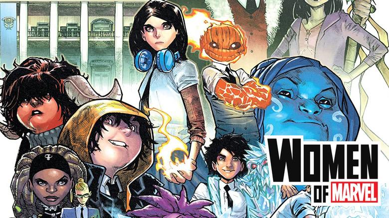 ACTurnerOnline's tweet image. I'm loving this #womenofmarvel podcast with @writeneski @OMG_Dj_Judy @AngeliqueRoche and @MiniB622 ! The Strange Academy series is a lot of fun! #MARVEL #marvelcomics