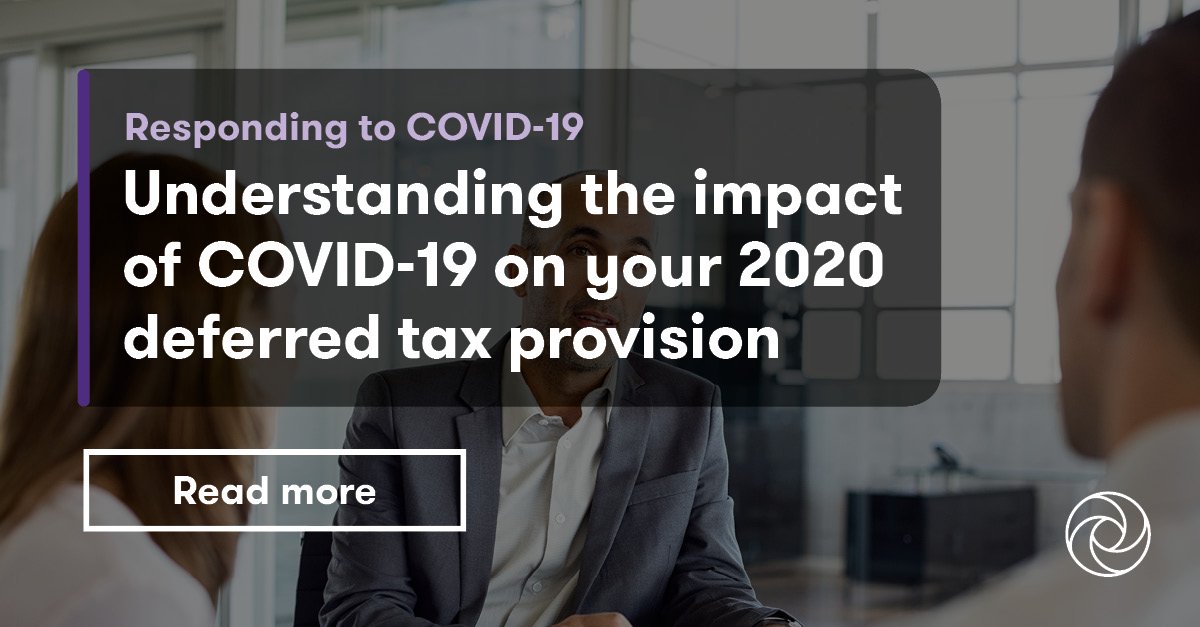The Canadian government has responded to COVID-19 with tax stimulus packages, but how does that affect your 2020 tax provision? 

Learn what to consider when reporting under IAS-12: ow.ly/iHyk50zcR7c