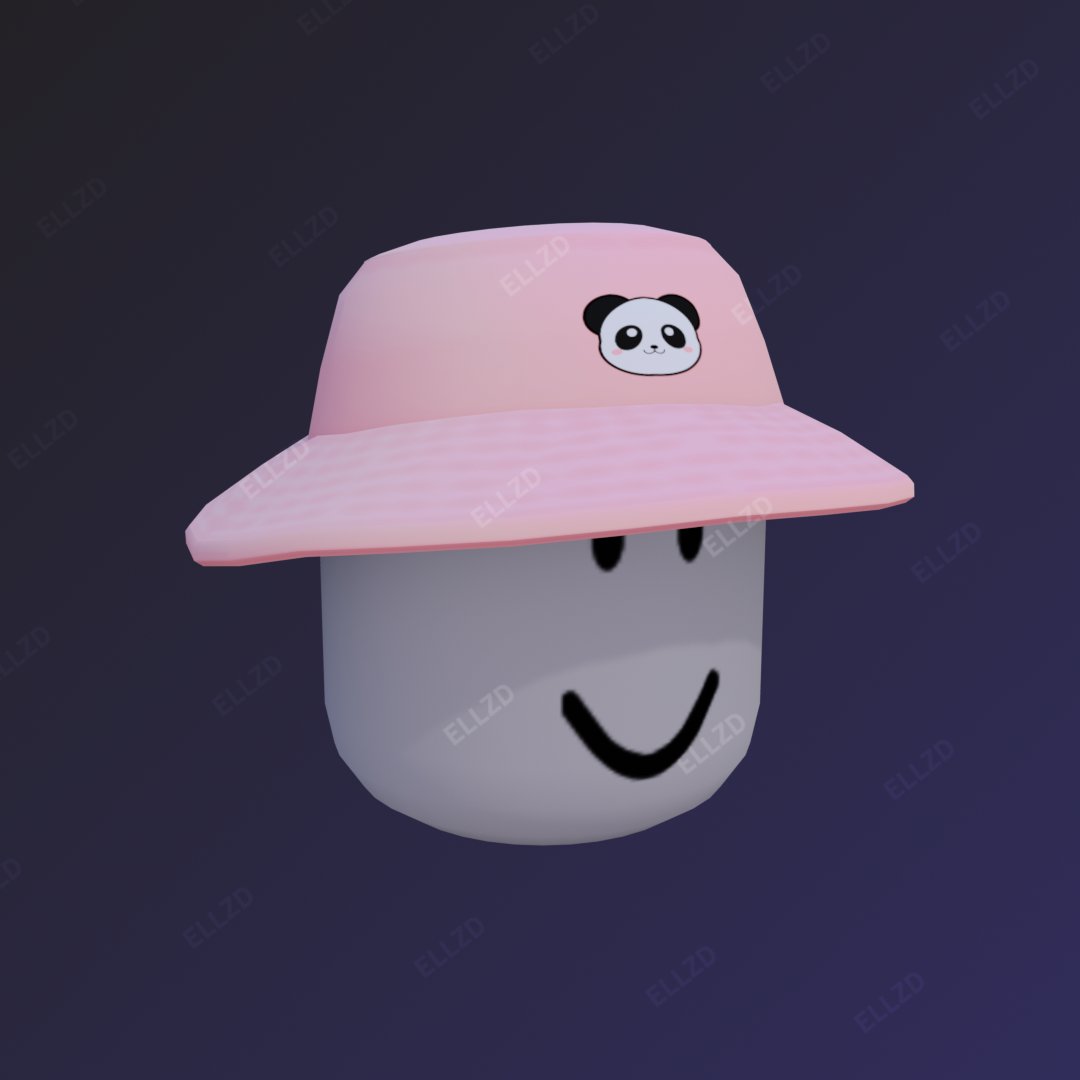 Emily On Twitter Hear Me Out Bucket Hat Time Submitted These For Ugc This Week I M Excited D P S The Panda Hat Is A Collab Between Me And Polarcubss Roblox - roblox white bucket hat code