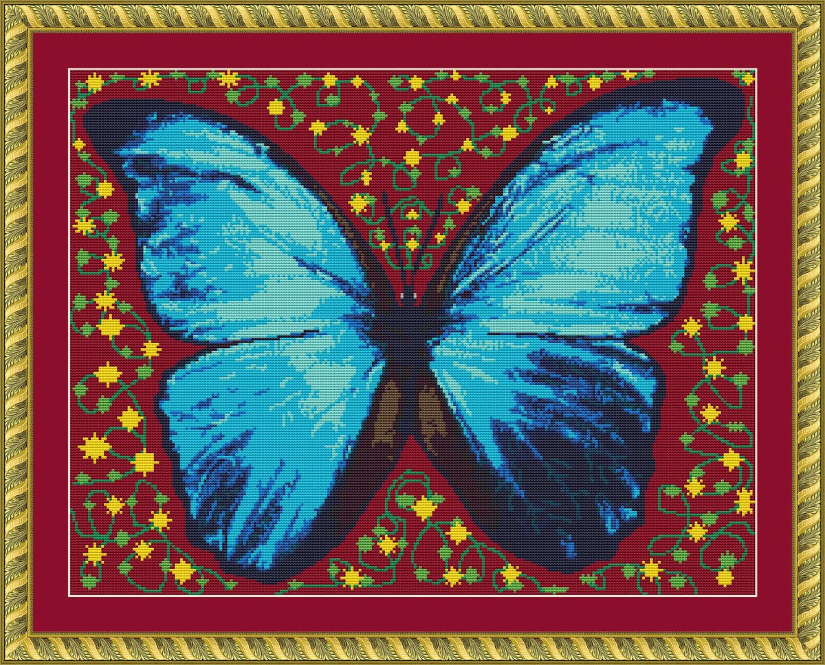 Excited to share the latest addition to my #etsy shop: Cross stitch pattern Butterfly PDF, instant download Cross stitch pillow etsy.me/2Vj24Wo #housewarming #thanksgiving #crossstitch #lightembroidery #butterflyembroidery #canvasartbutterfly #butterflydesign #
