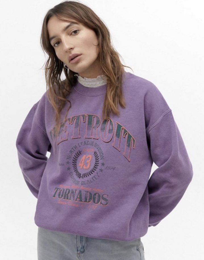 purple sweatshirts/hoodies- https://www.urbanoutfitters.com/shop/champion-uo-exclusive-boyfriend-crew-neck-sweatshirt2- https://www.urbanoutfitters.com/shop/uo-detroit-tornados-crew-neck-sweatshirt- https://www.urbanoutfitters.com/shop/wasted-paris-dark-bridge-hoodie-sweatshirt- https://us.motelrocks.com/collections/hoodies-sweats/products/glo-sweatshirt-lilac-wash-w-dragon-embro