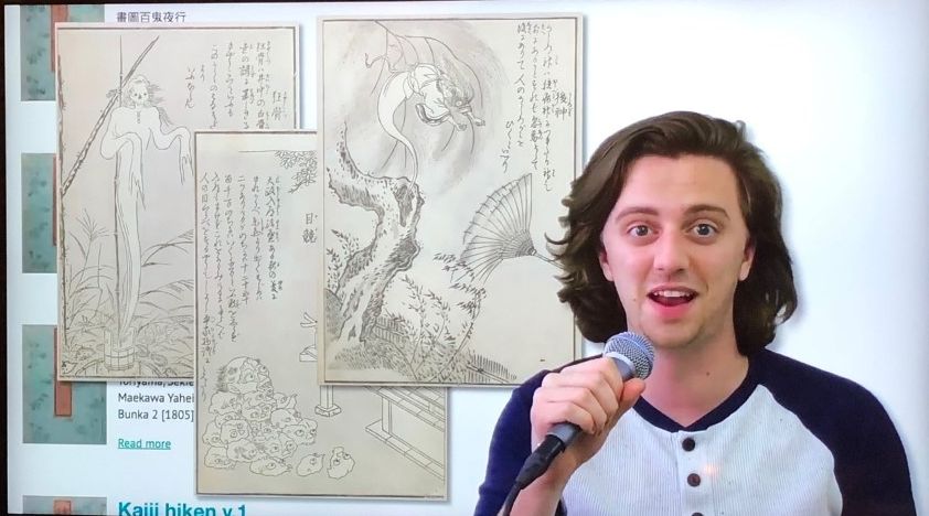 So  @briamgilbert of  @Polygon dropped a video featuring items from the terrific  @SILibraries digitized Japanese Illustrated Books collection, AND I AM HYPE! Follow along for a thread of some cool items from this collection, and browse for yourself here:  https://library.si.edu/digital-library/collection/japanese-illustrated-books