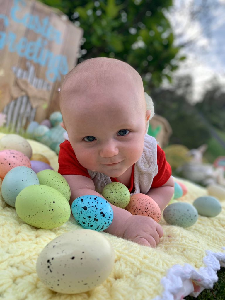 kiralane14's tweet photo. My nephew is literally the cutest🐰💛 https://t.co/6gX26vfUtX