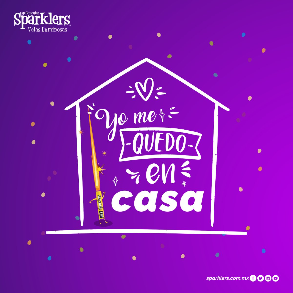 Pronto volveremos a festejar y abrazarnos. 

Festeja desde casa con <a href="/SparklersMexico/">Sparklers México</a>,no necesitas soplar  ninguna vela para celebrar.