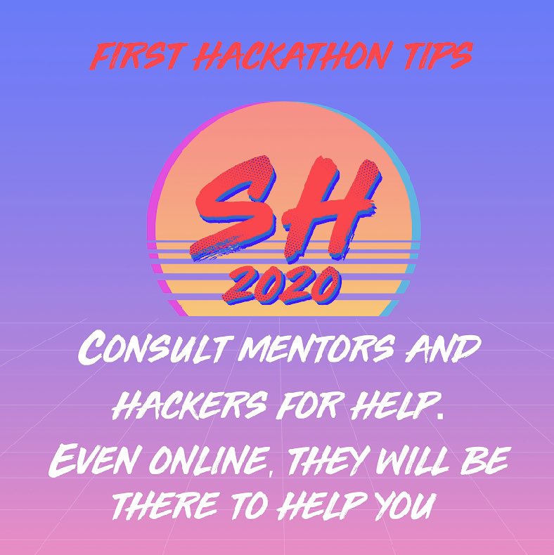 StudentHack's tweet image. #tipsandtricks #firsthackathon #studenthack #sh8