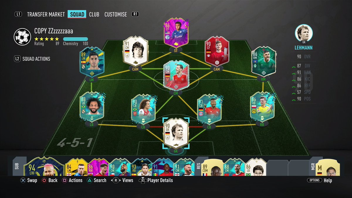 Lads... i've entered a stage of pure boredom. Send me your  #FIFA20 squads! Custom Tactics, IG Formation, Main Player instructions etcMight just use a few! HD quality screen size pics if possible?Could always send them to marshall89yt on PS! e.g. Here's mine atm: