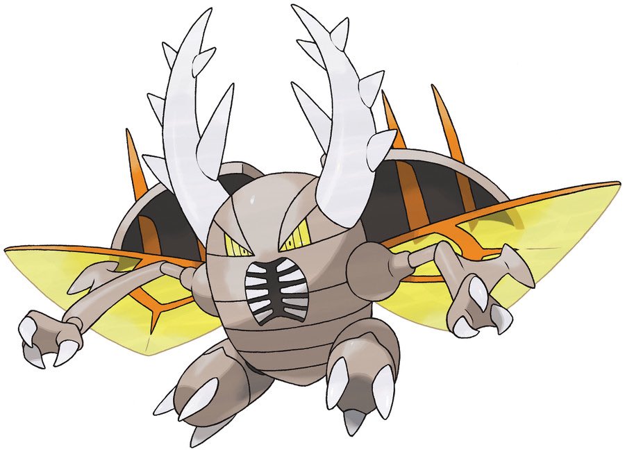 Pinsir is a bug with attitude. It’s horns could crush your spine which is very cool. This bug does not evolve except when it activates mega angry flight mode aka mega evolution. This great bug has had it and it is coming for you.
