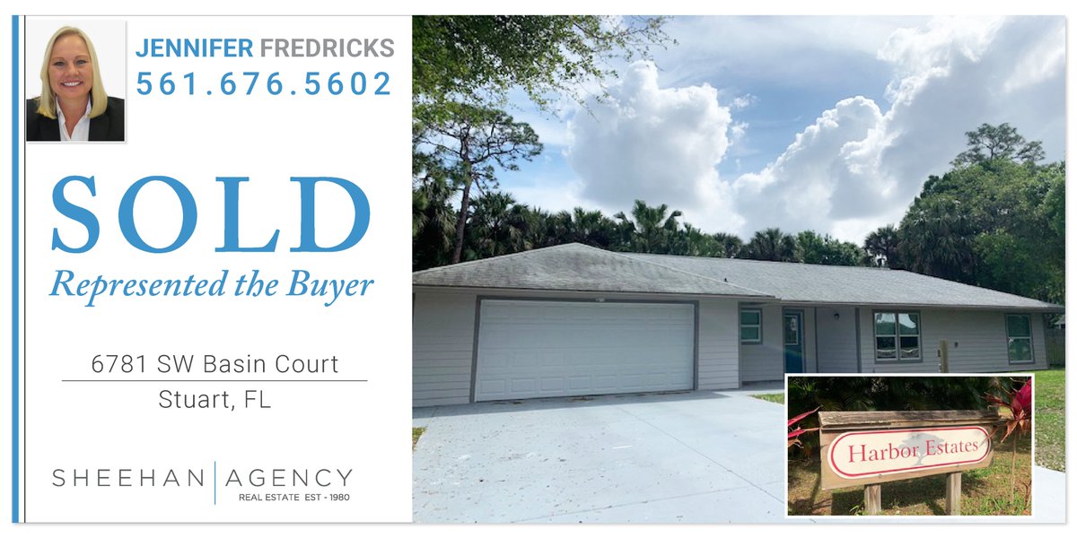 JennyFredricks's tweet photo. SOLD!
Represented the Buyer
Harbor Estates
#sold
#realty #realestate #southfloridaliving #floridarealestate #realestateagent
#stuartfl #stuartflorida #stuartrealestate #stuartrealtor #homesforsaleinstuartfl #treasurecoast #treasurecoastrealtor #treasurecoastrealestate https://t.co/UMom1xJSrb