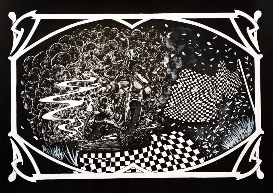 Man_The_River's tweet photo. Triumph #inkriverarts #bike #biker #art #artontwitter #inkart #ink #inker #triumphbikes #triumphmotorcycles https://t.co/x2JD1sAFIL