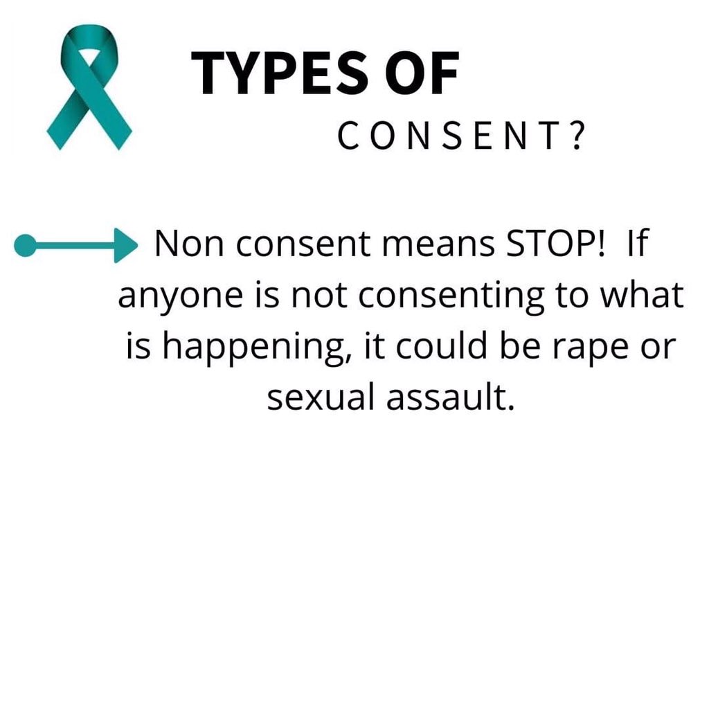 UTCSAW's tweet photo. #IAsk.. Consent is the theme is #SAAM2020. Remember--no consent--means STOP!! if anyone is NOT consenting to what is happening--it could be rape or sexual assault. #webelievesurvivors #advocacy #counseling https://t.co/hHxLWlfcx3