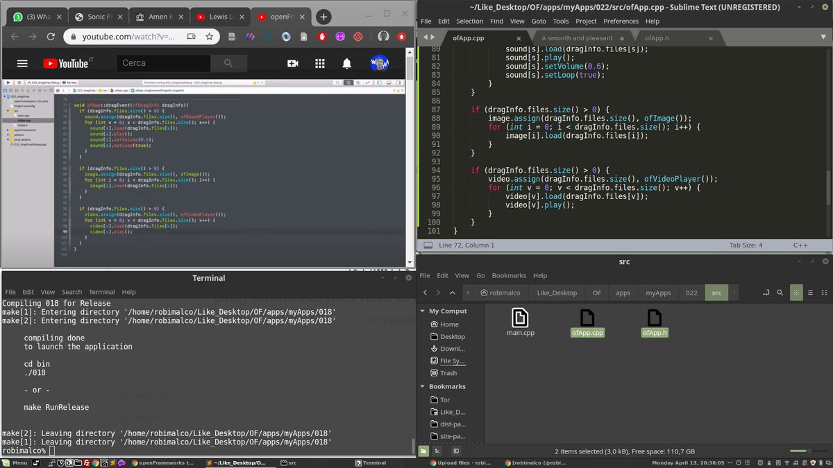 robertocommit's tweet photo. A smooth and pleasant @openframeworks tutorial by @lewislepton, great job, many many thanks
https://t.co/LrGRCOOHB0
#coding #programming #tutorial #learning #code #cpp #selflearning #openframework #art #tech #computerscience #codinglife #creativecoding #generativeart #codeart https://t.co/WbxswzeoDO