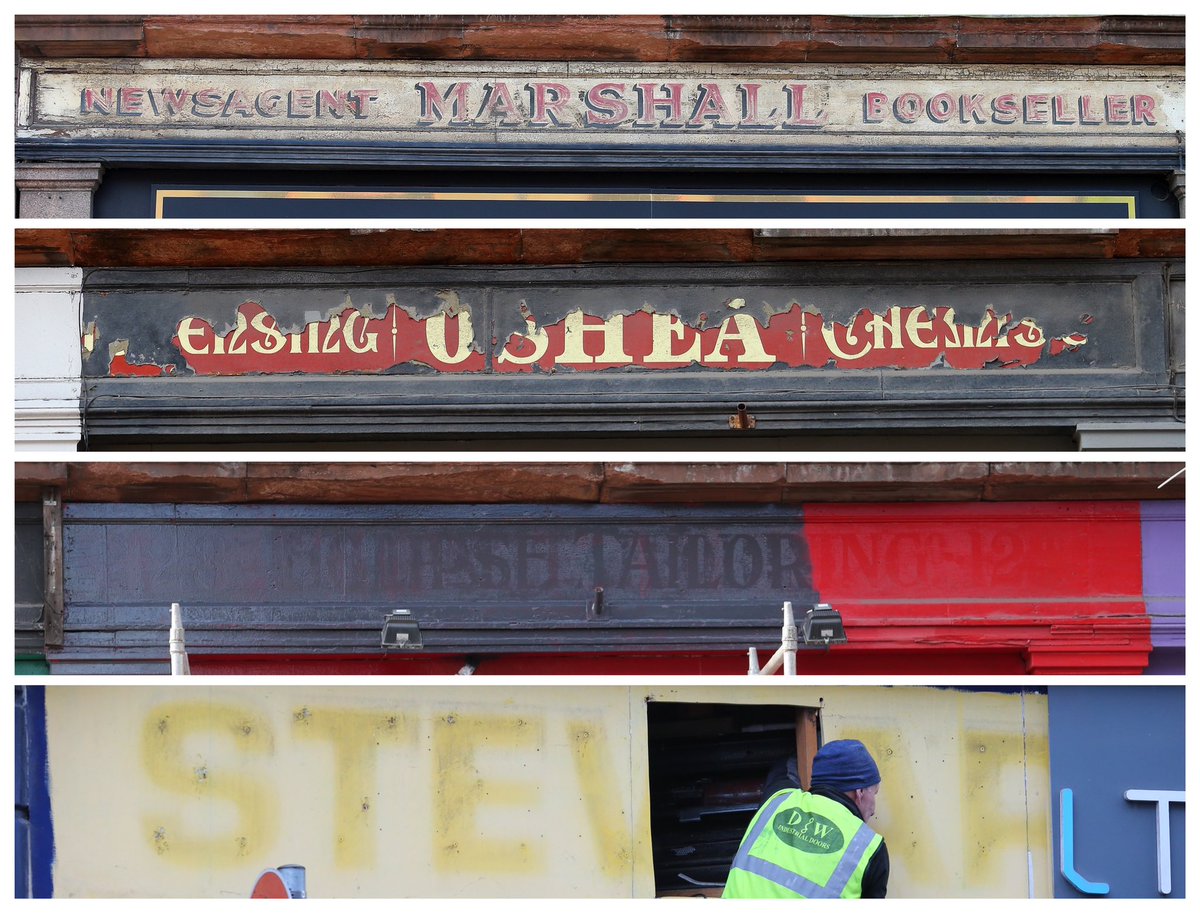 Donegall Street in Belfast has a number of fading signs here’s a few of them <a href="/ghostsigns/">Ghostsigns (Sam Roberts)</a> <a href="/SignsOfACity/">Signs of Belfast</a> #ghostsigns