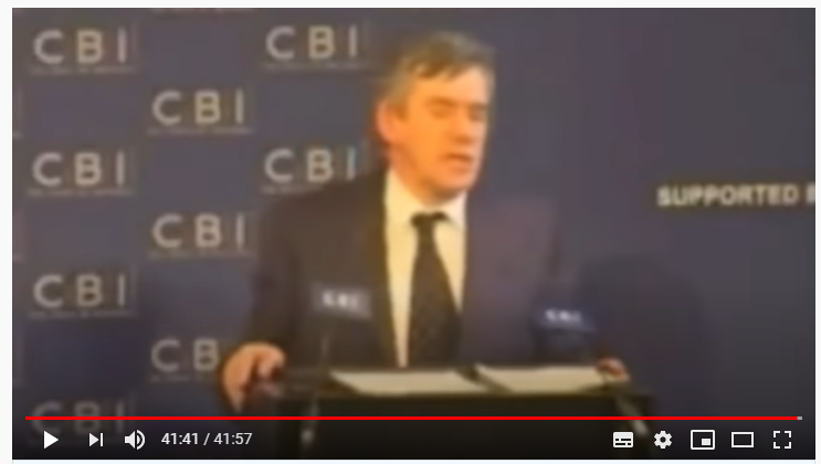 "so in conclusion, ladies and gentlemen. A new world is emerging - it is a New World Order with significantly different and radically new challenges".........................................................................Gordon Brown