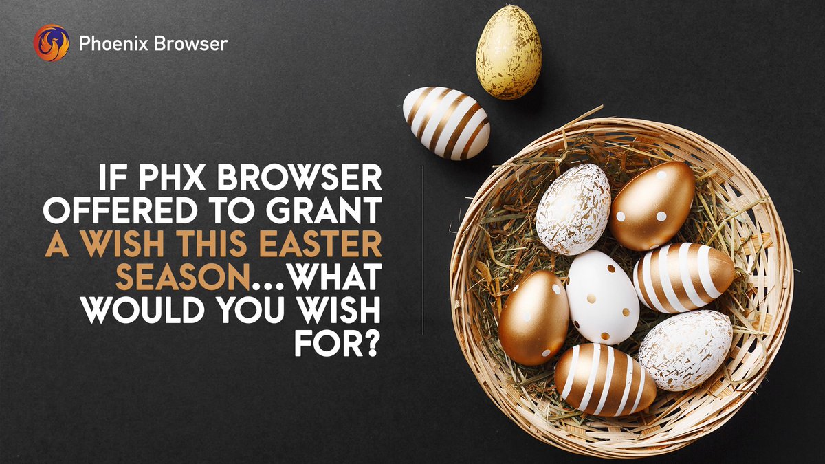 phoenix_browser's tweet photo. What would you wish for?
#PHXBrowser
#Extension
#StaySafe
#COVID19
#Easter
#InsecureHBO
#EFCC
#MondayMotivation
#WildWildChallenge
#ToyinTitans
#Another14
#StayAtHome
#coronavirus
#EasterMonday
#Easter2020 https://t.co/2wg2vD6fbZ