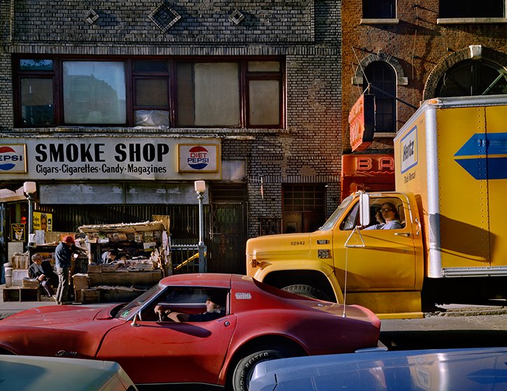 Born in Chicago in 1946, Wayne Sorce studied at the School of the Art Institute of Chicago.In the 1970s and ‘80s, Sorce explored the urban landscapes of New York and Chicago with his large format camera, he are a few of the images.Varick Street, New York, 1984.