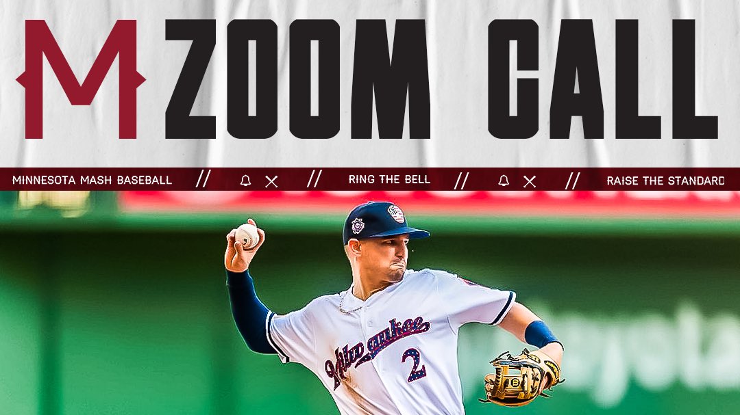 MASH__BASEBALL's tweet photo. Don’t forget to register for the 7pm zoom call tonight where MASH Coach @SteveMcGuiggan talk with @NateOrf4 of the @Athletics! #RaiseTheStandard 

https://t.co/wE95n4kTJU https://t.co/SCKxMt0AfD