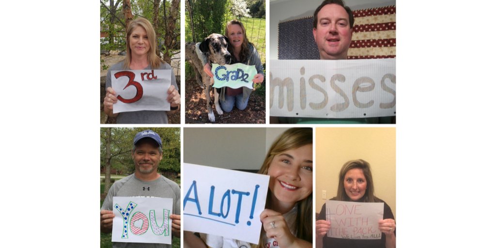 Our third-grade teachers from <a href="/ReedsSpringES/">Reeds Spring ES</a> wanted to share this message with their students.
#ONEwiththePACK