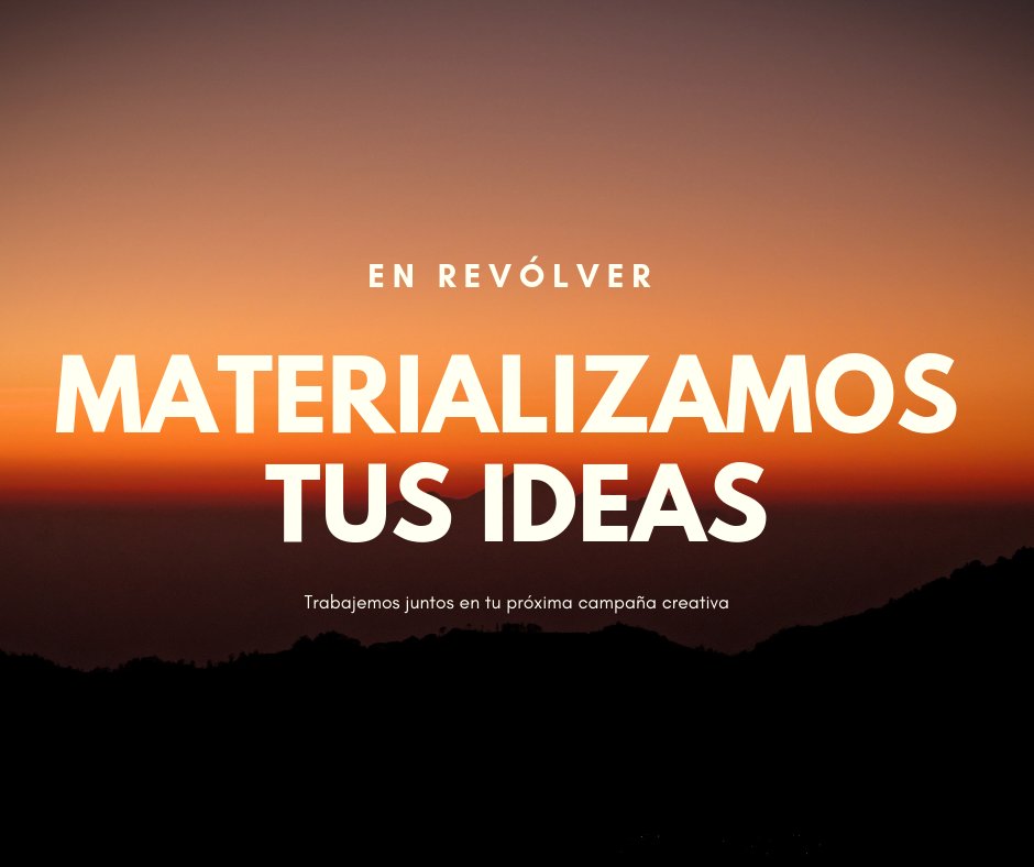Rev6lver's tweet photo. Contáctanos esta semana y trabajemos en la campaña integral con la que regresarás tras esta cuarentena ¡El éxito te espera y tenemos el tiempo necesario para planearlo al máximo! Escríbenos por #DM https://t.co/zj9FuSneLP