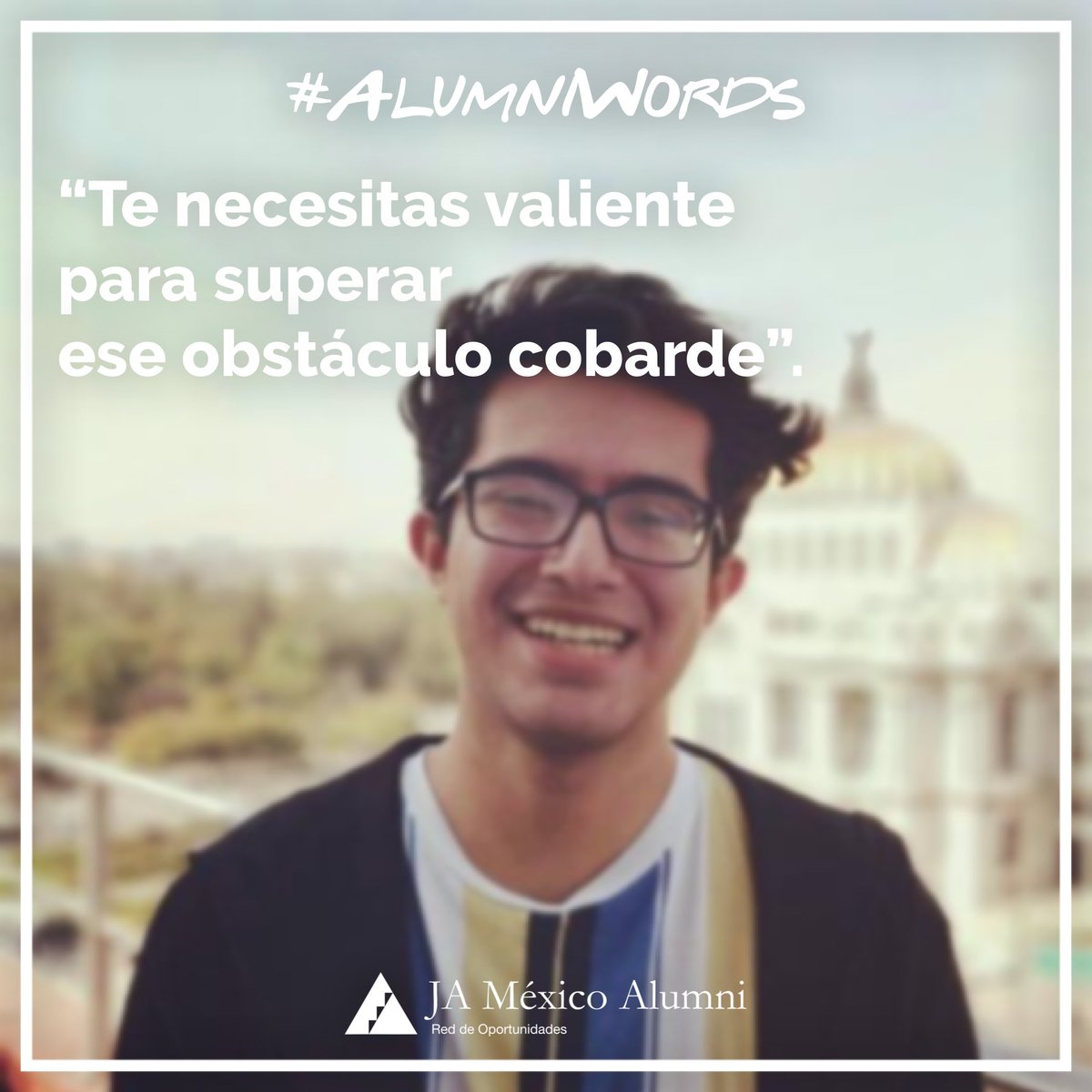 ¿Quieres inspirar a tu comunidad así como Alexis? 💚

Compártenos TU frase, y deja que tus palabras hagan un cambio en los demás. 🙌🏼

#AlumniWords
#IAmJA #YoSoyJA #JAMexicoAlumni