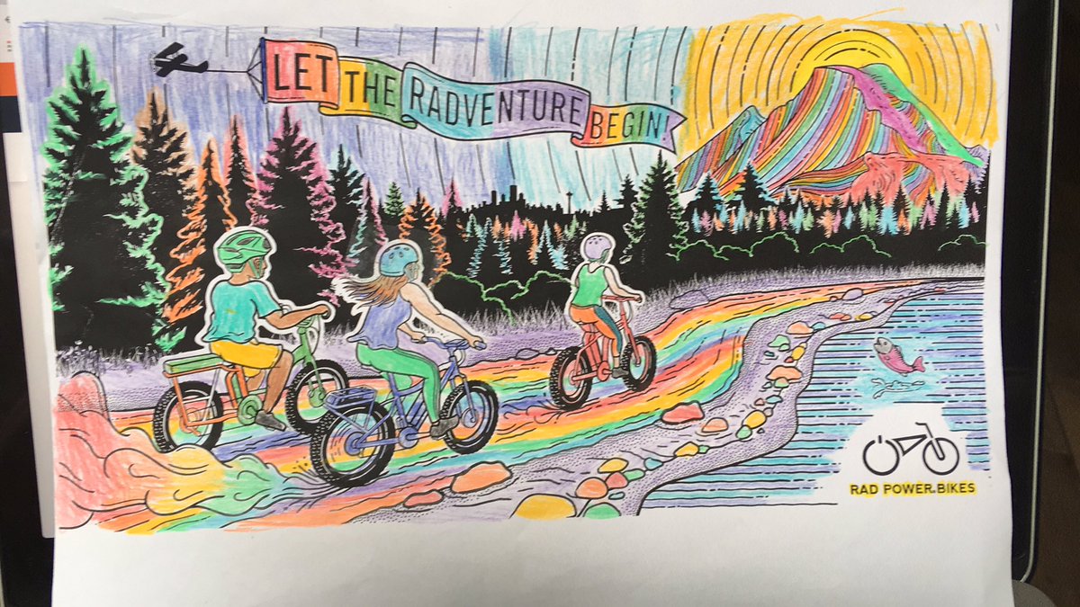 gpanda's tweet image. @RadPowerBikes #RadColoringContest