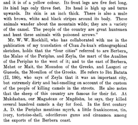 In the 9th and 10th century, they were fighting Arabs who used to raid the Somali coast and kept the Persians at bay (Chinese account by an author named Duan Chengshi)