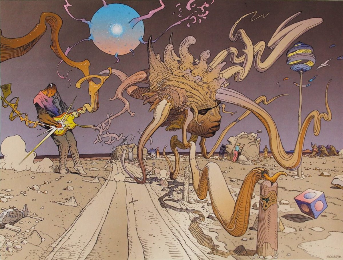 I mean, Moebius has been trending for the last 10 years, but it seems that studios didn't get what he meant with adventurous worlds. Where's the weird? The organic? The disgusting?