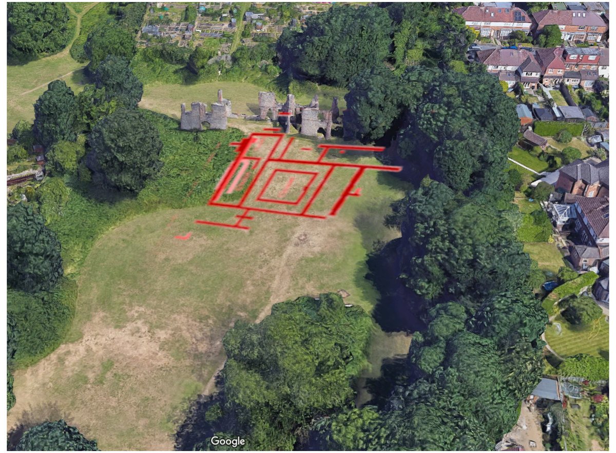 funnily enough (or not) there IS a lost monastic site outside St Albans! Sopwell Priory, a nunnery, originally by the Abbey, that they booted out over here in 1140. Ruins on the site are of a second Tudor mansion. I have a plan but only text for its context with standing remains!