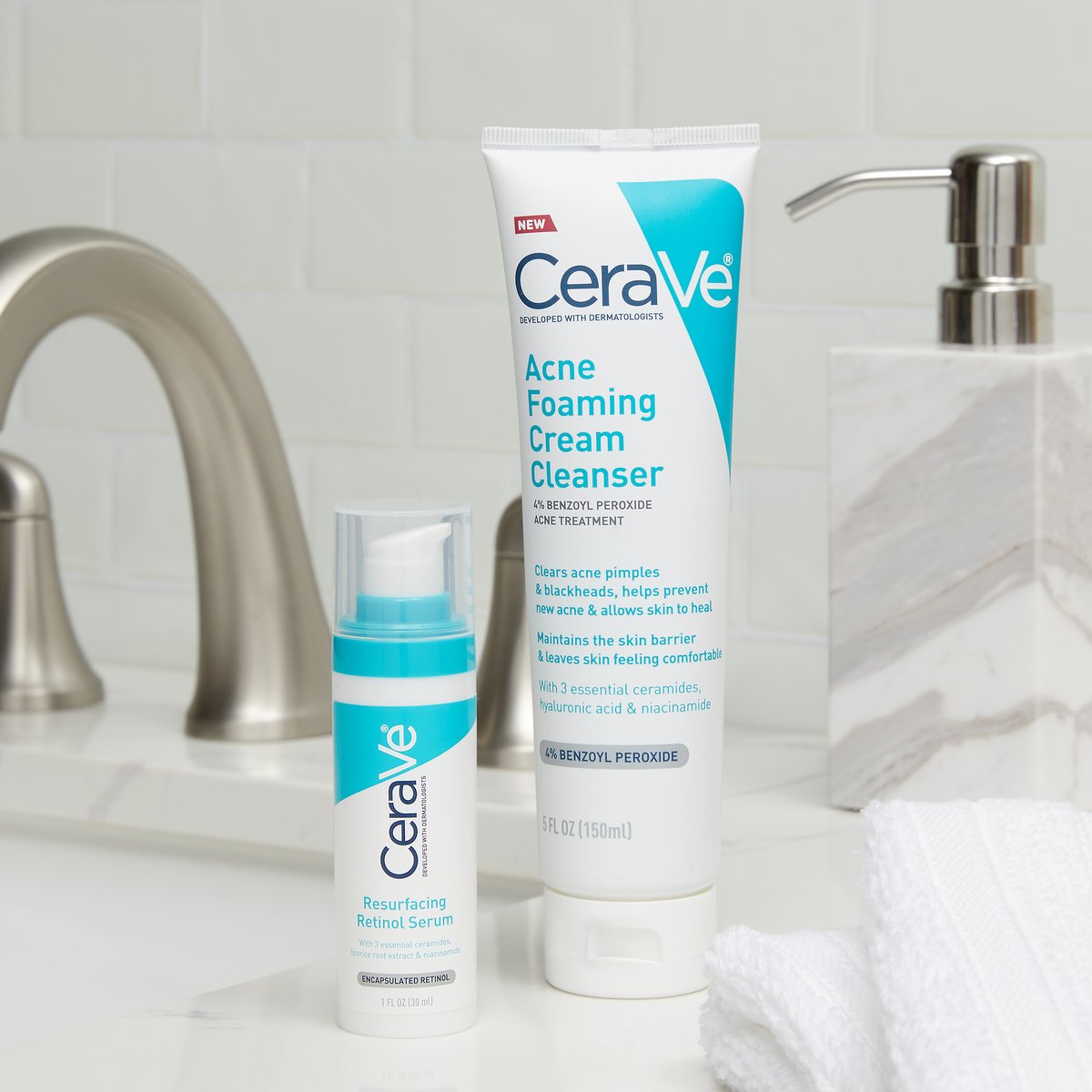 cerave acne skin routine