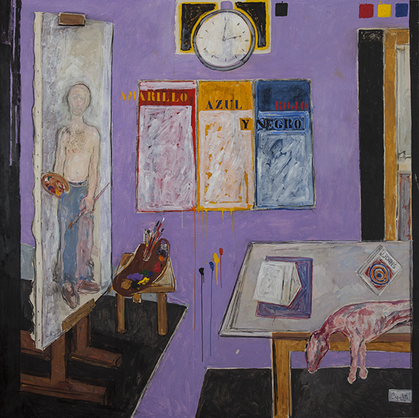 Movimiento Indaliano en #UnaObraAlDía: 

🖼Estudio en malva, 2001 
👨🏼Francisco Capulino-Lanuza Pérez "#Capuleto" (Almería, 1928-2009)
🏛Sala 10 #MuseoIbáñez

#ColecciónIbáñez #OrgulloIndaliano