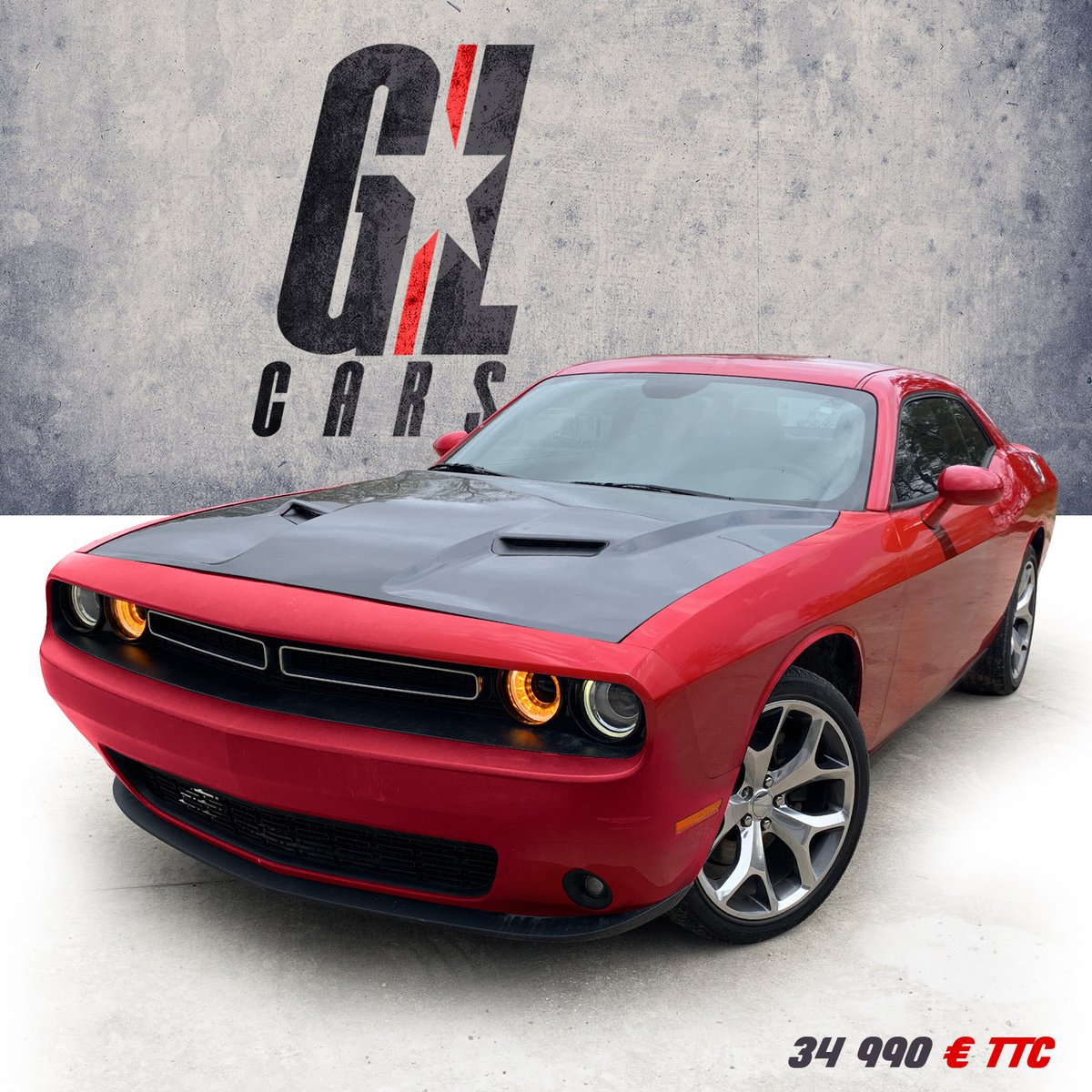 GL_Cars's tweet photo. DODGE Challenger SXT Plus V6 3.6L 2016
34 990 € TTC (TVA, Malus et Homologation compris)
64 000 km - Boite auto 6 rapports.

https://t.co/Vvt20hr7VN

#dodgechallenger #dodge #mopar #challenger  #dodgeofficial  #musclecar #americanmuscle   #musclecars       #moparaddicts #GLCars https://t.co/go92hI1coD