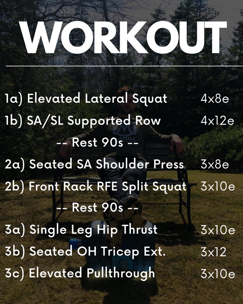 performIRL's tweet photo. New water jug workout on IG. All you need is a jug and a park bench (couch, chair, whatever).

Keeping you strong without the gym 

https://t.co/GAsG9DWX6j https://t.co/8n5DdbOyMe