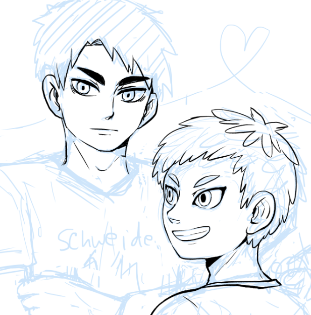WIP for a new series of prints/postcards I'm working on. Seriously, the new chapters gave me a BOOST in inspiration and shipping ?✨✨ 

Hoping to get 4 out total before the end of the month! >D< 