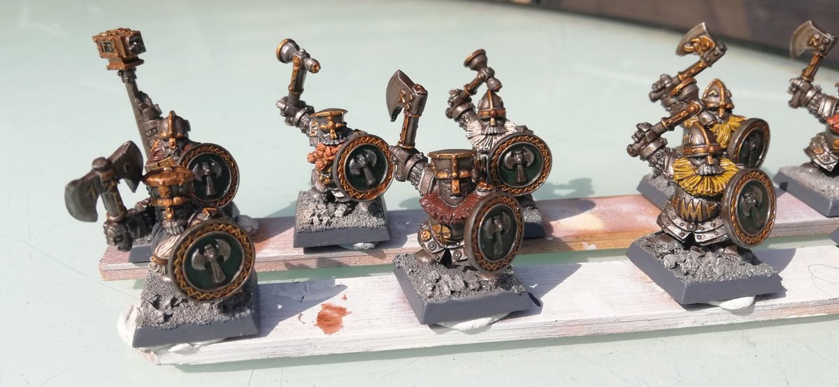 ezgamer's tweet photo. Forgot to post my finished #ironbreakers #painting #armypainter #quickshade #wargaming https://t.co/5FlqwyJtTQ