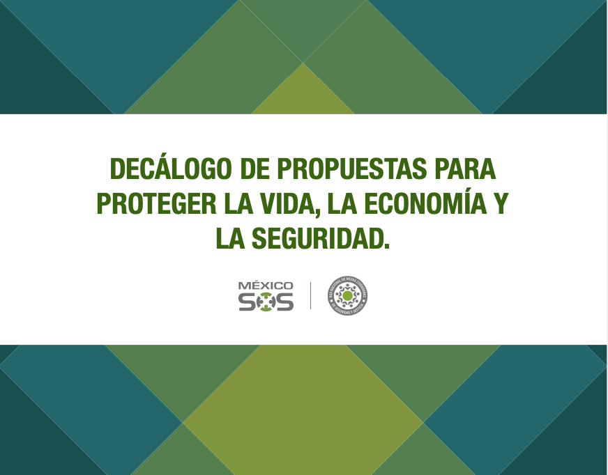 MEXICOSOS's tweet photo. #MXSOS y la #RNMCSJ, presentan su “DECÁLOGO DE PROPUESTAS PARA PROTEGER LA VIDA, LA ECONOMÍA Y LA SEGURIDAD”, así como ACCIONES concretas en el documento “MÉXICO SOS Y LA RED NACIONAL DE MESAS CIUDADANAS DE SEGURIDAD Y JUSTICIA FRENTE A LA PANDEMIA” #MCSJ https://t.co/riiG5U7ea3 https://t.co/aeC7XiIWun