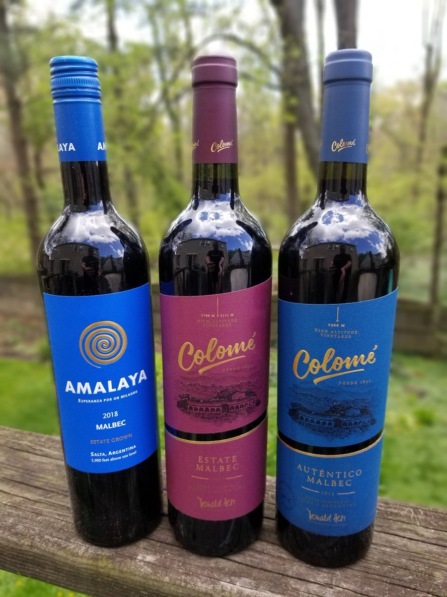 winecompass's tweet photo. #MalbecDay is this Friday the 17th. We will be celebrating with these #wines from @AmalayaBodega & @BodegaColome #Malbec #MalbecLover #winelover #wine #worldmalbecday Cheers https://t.co/V84ZUQdWAe