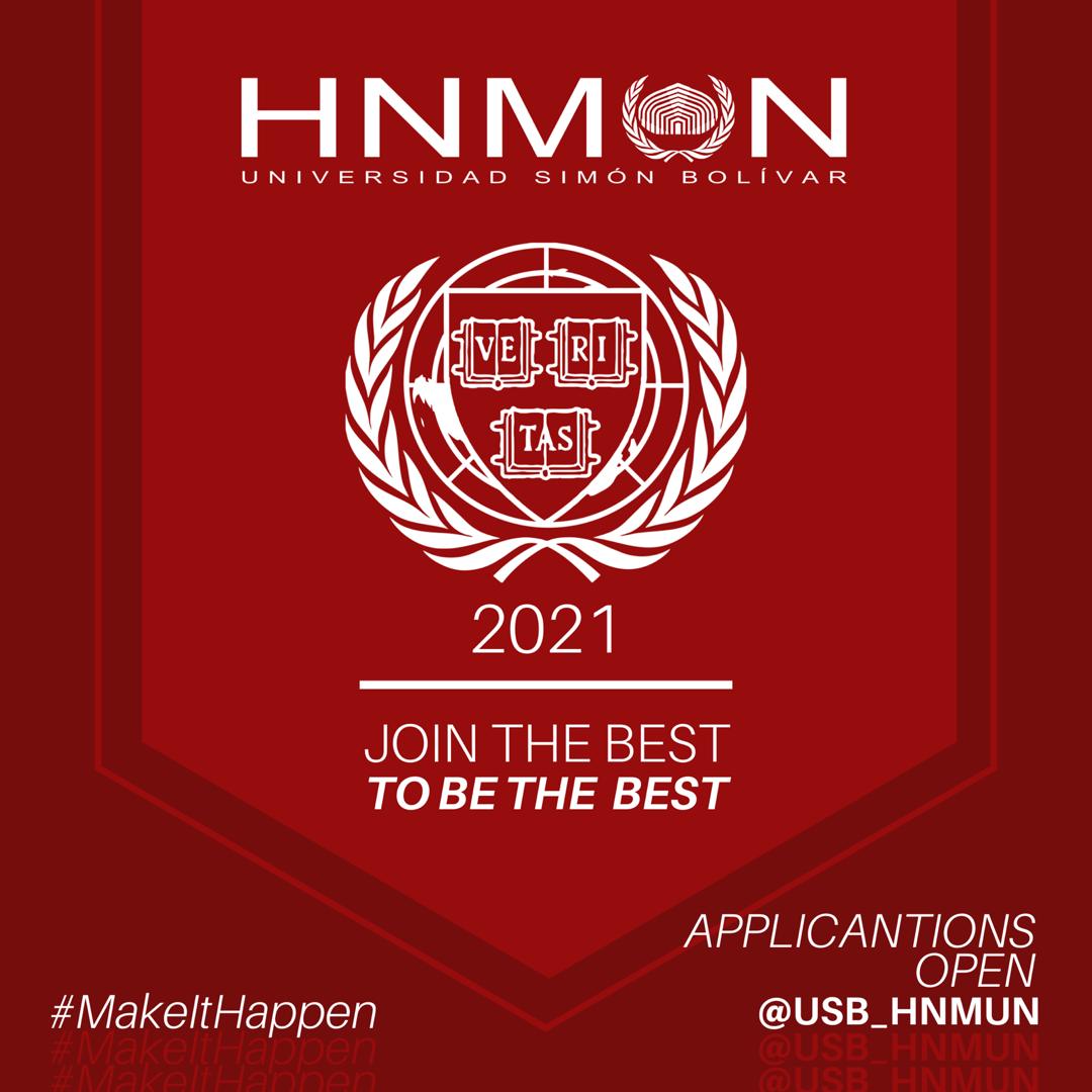 FCEUSB's tweet photo. USB HNMUN inició su proceso de selección. Ingresa a su perfil, haz click en el link de su bio y ¡aplica!

https://t.co/21tLr3TReA https://t.co/Pgq6mcyatD