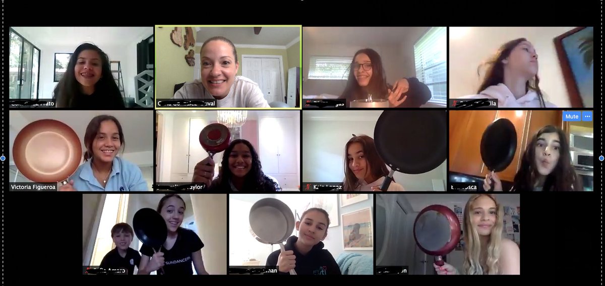 CarlaDuval305's tweet photo. Kicked off Virtual Spirit week with a Zoom scavenger hunt. Items included 🧸, 🍳, 🦷 brush, 🧻, 💄, the Gulliver G. #gslearning #gulliverdance #community #fun #smiles https://t.co/fTGab6Mz0O
