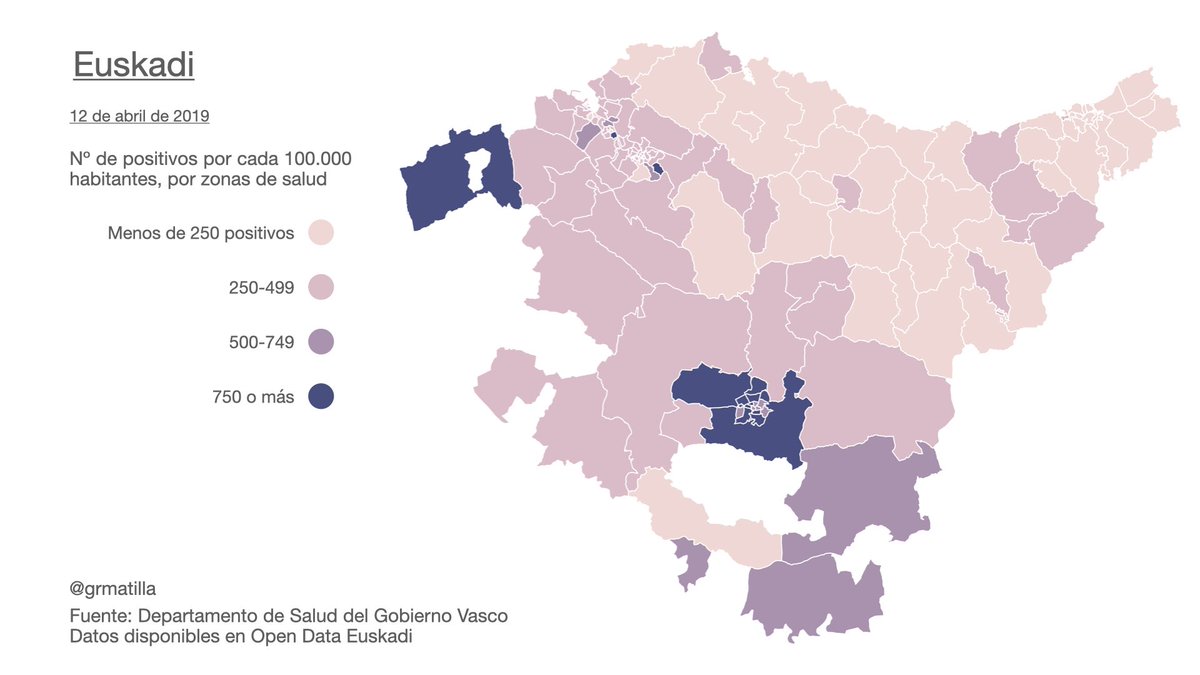 Incidencia del #COVID19 en Euskadi, por zonas de salud. 

Datos disponibles en @opendataeuskadi: opendata.euskadi.eus/catalogo/-/evo…