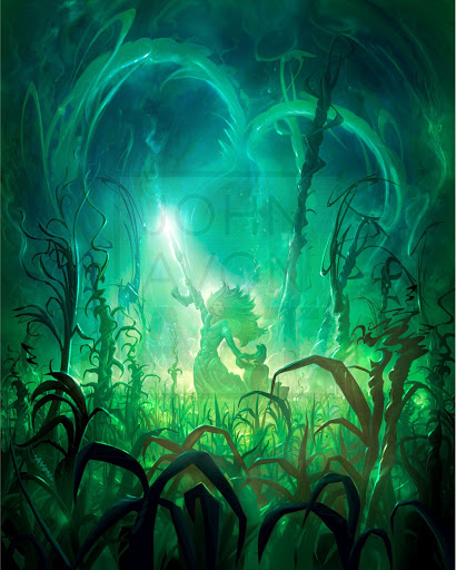 Or  @realJohnAvon's FNM promo Cultivate? Pair that with  @JohnAvonArt's Unhinged forest? Or his Unstable one?I would read that column and tell my friends.