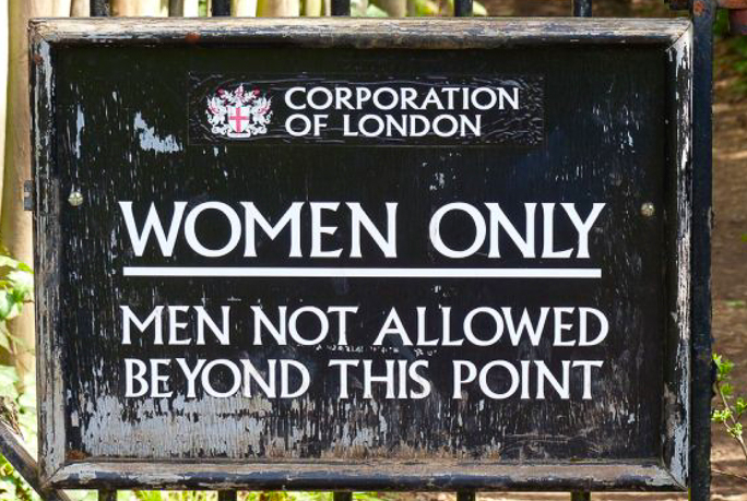Similarly, it is perfectly possible to expect adult males to read and comply with a sign like this (even if they have gender dysphoria and have a desire to be seen as a woman) The women-only policy was put in place for a good reason (that meets the Equality Act test)