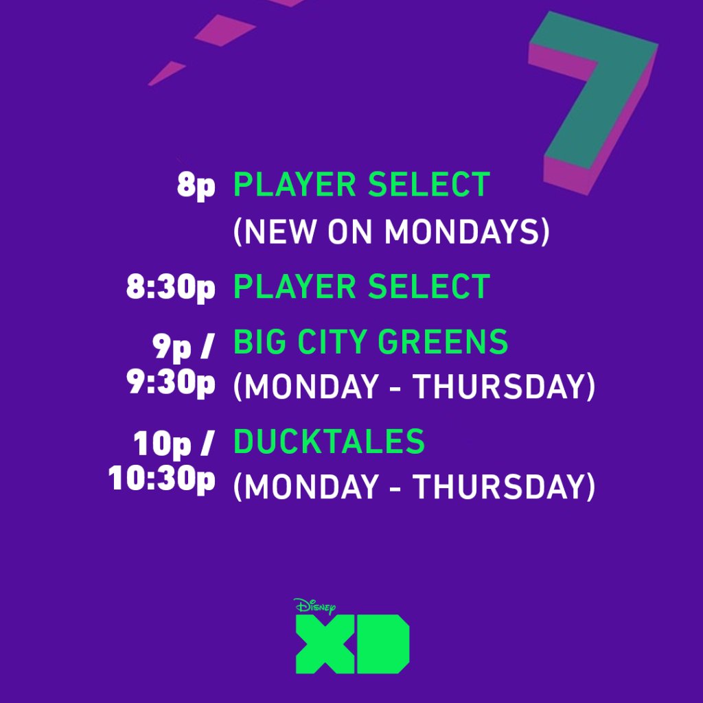 DisneyXD's tweet photo. Half-day marathons of @DisneyTVA shows AND Gaming AAANNNDDD Animation every day? All that and more, this week on #DisneyXD!

#TheOwlHouse #Amphibia #BigCityGreens #DuckTales #BigHero6 #PhineasAndFerb #WanderOverYonder #PlayerSelect #ParkerPlays #BigHero6TheSeries https://t.co/lIYl1SyzCM