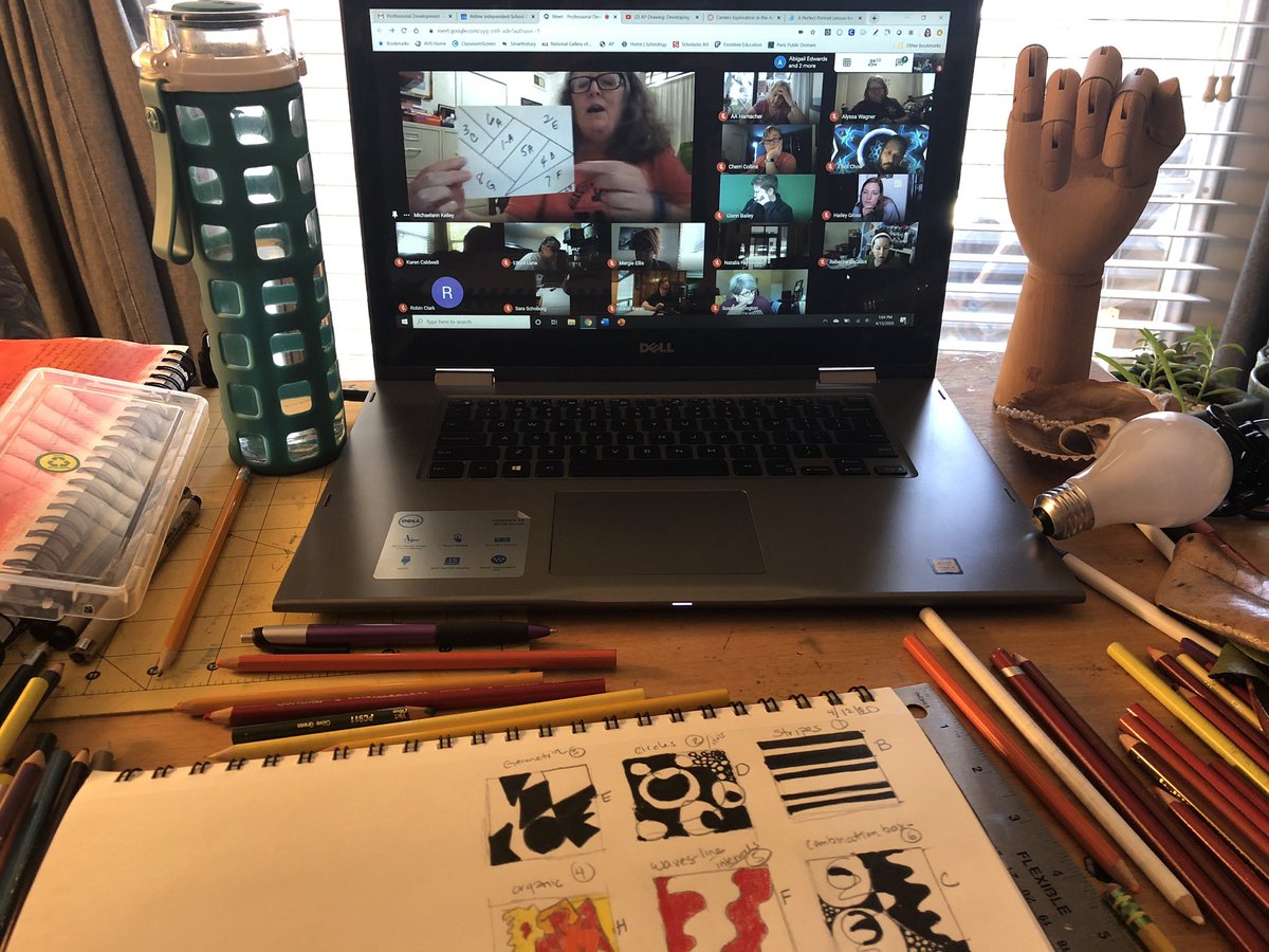 ArtExplorations's tweet photo. #WeAreAldine Learned an awesome visual way to collect data from my students!  Excited to have time to think about how and when to use in the classroom! Thanks @DrKels50 #AldineArt https://t.co/dApQEN5Pbe